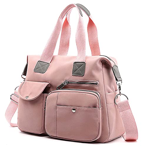 Waterproof Nylon Multi Pocket Shoulder Tote Bag R81394