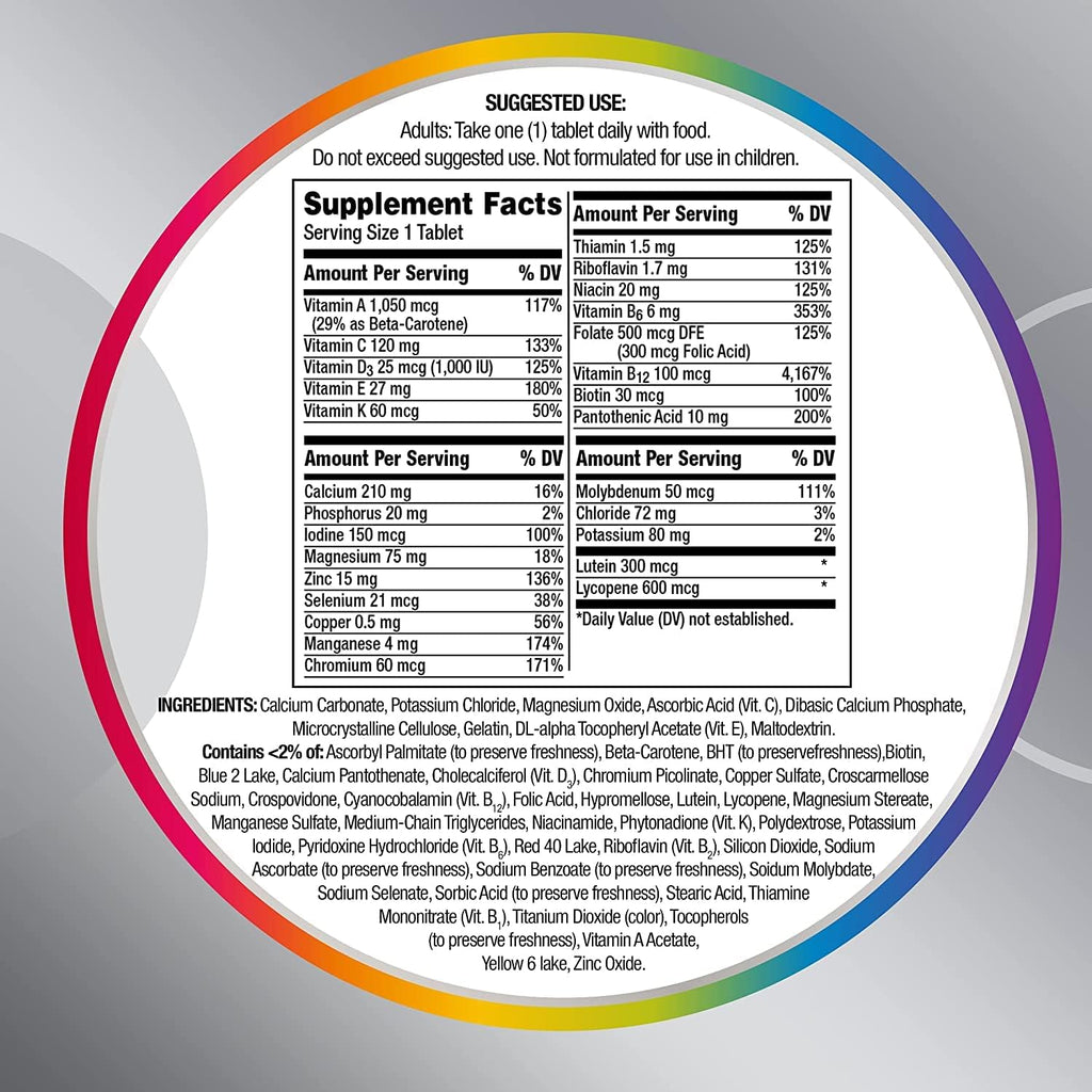 100 Tablets Multivitamin Multimineral (2 Pack) E373822