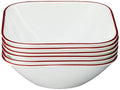 6-Piece 22-Oz Triple Layer Glass Cereal Soup Bowl Set G9116