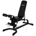 Adjustable Utility Bench with Leg Developer Preacher Curl Attachment Y201