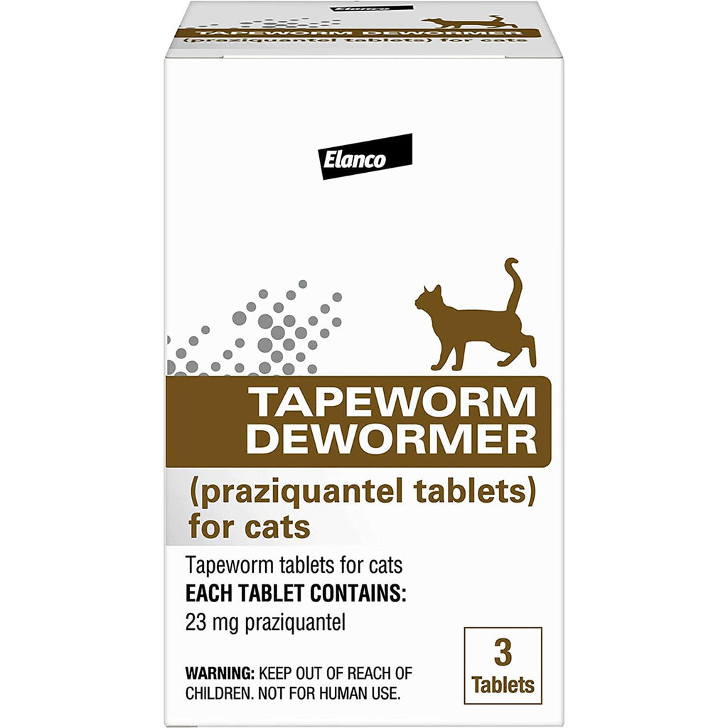 Pack of 3 Tapeworm Dewormer Tablets for Cats R7766