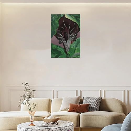 Red Flowers Canvas Poster 12x18inch Z475