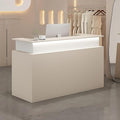 Lockable Wooden Reception Desk with Led Light G435803