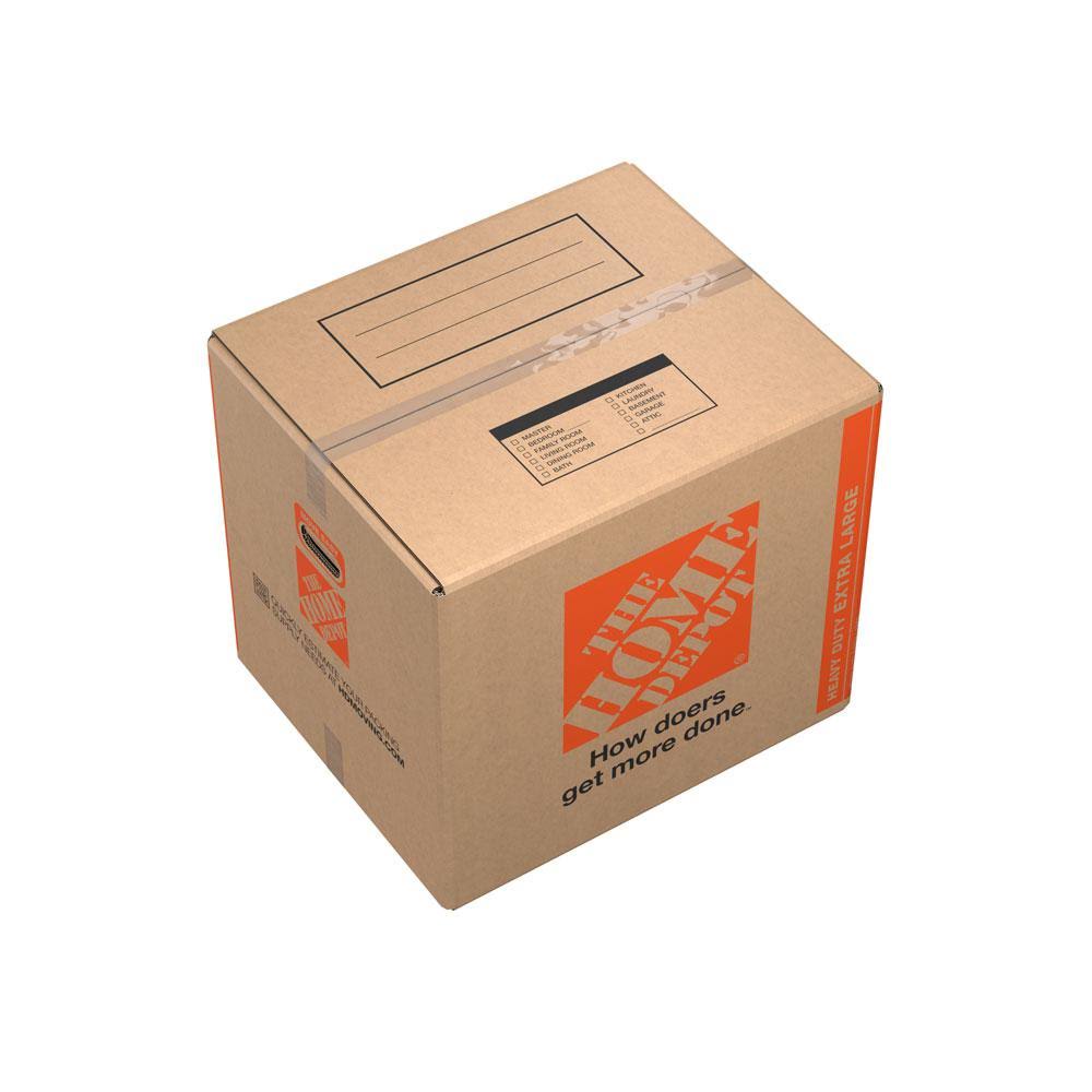 24 in. L x 20 in. W x 21 in. D Heavy-Duty Extra-Large Moving Box with Handles (50-Pack) R214217