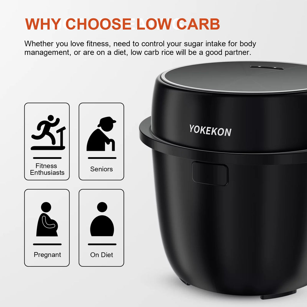 Black 3 Cup Rice Cooker with Steamer Z213