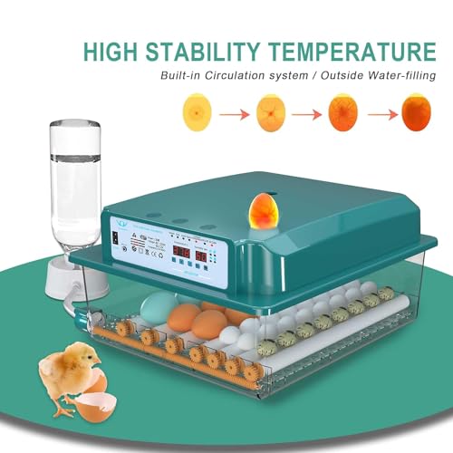 16 Egg Incubator with Automatic Egg Turning and Humidity Control U2001