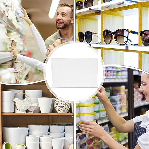 8 Pcs Clear Acrylic Closet Shelf Dividers B732903