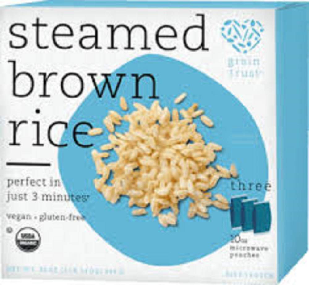 Organic Steamed Brown Rice, 30 Oz (Pack of 6) A291