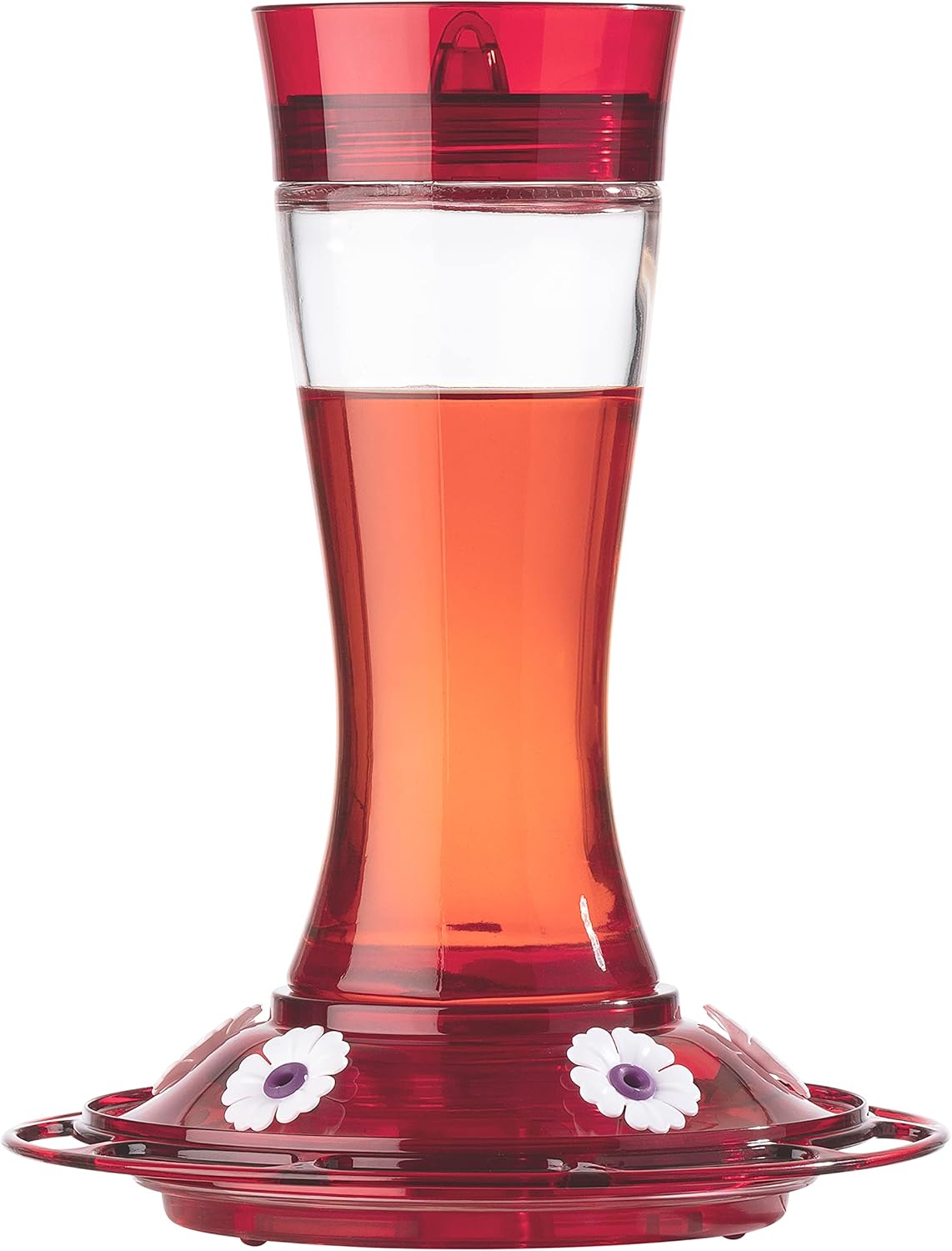 Glass Hummingbird Feeder, 5 Feeding Stations, 20 Ounces D5306