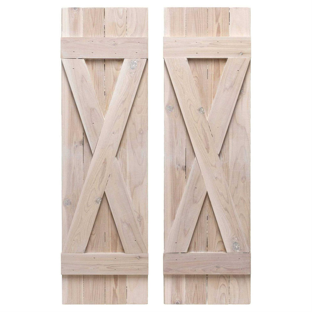 Exterior Shutters Pair A915