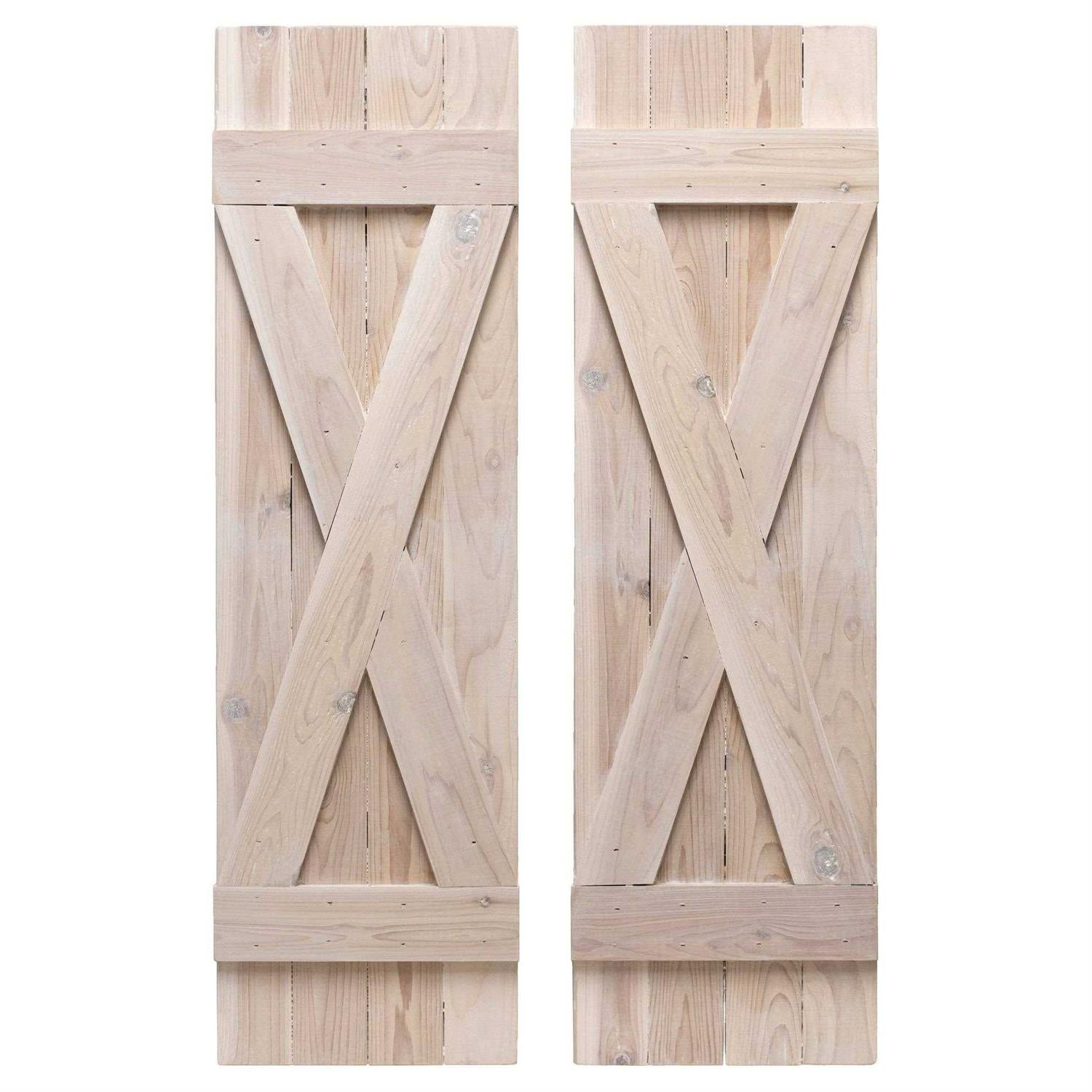 Exterior Shutters Pair A915