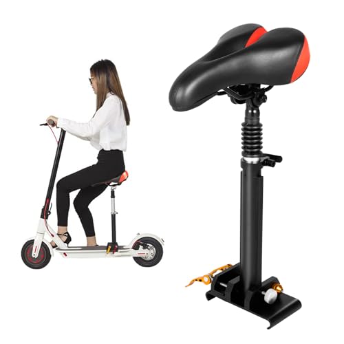 Black Adjustable Electric Scooter Seat Saddle F15321