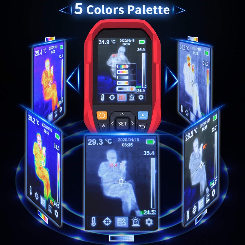 35200 Pixels Infrared Thermal Imager Camera with 3.5” LCD Display K728837