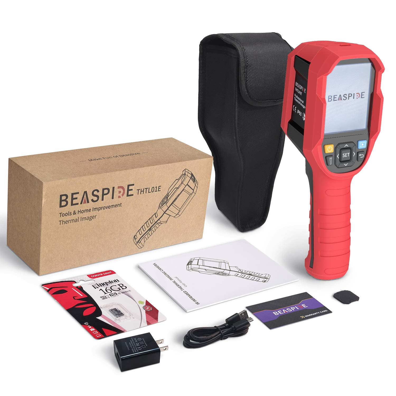 35200 Pixels Infrared Thermal Imager Camera with 3.5” LCD Display K728837