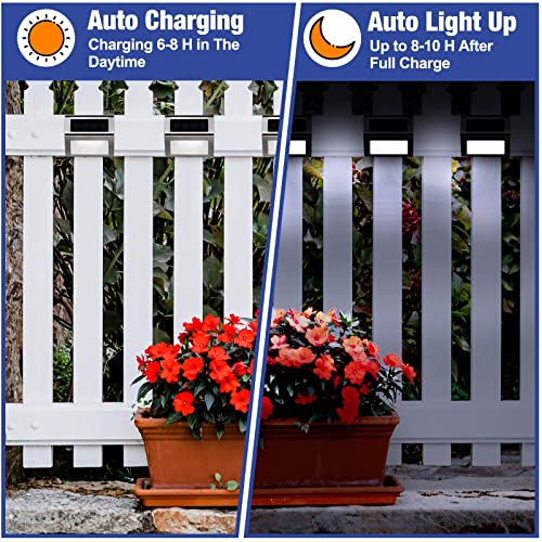 48 Pack Solar Step Lights Cool White Q617