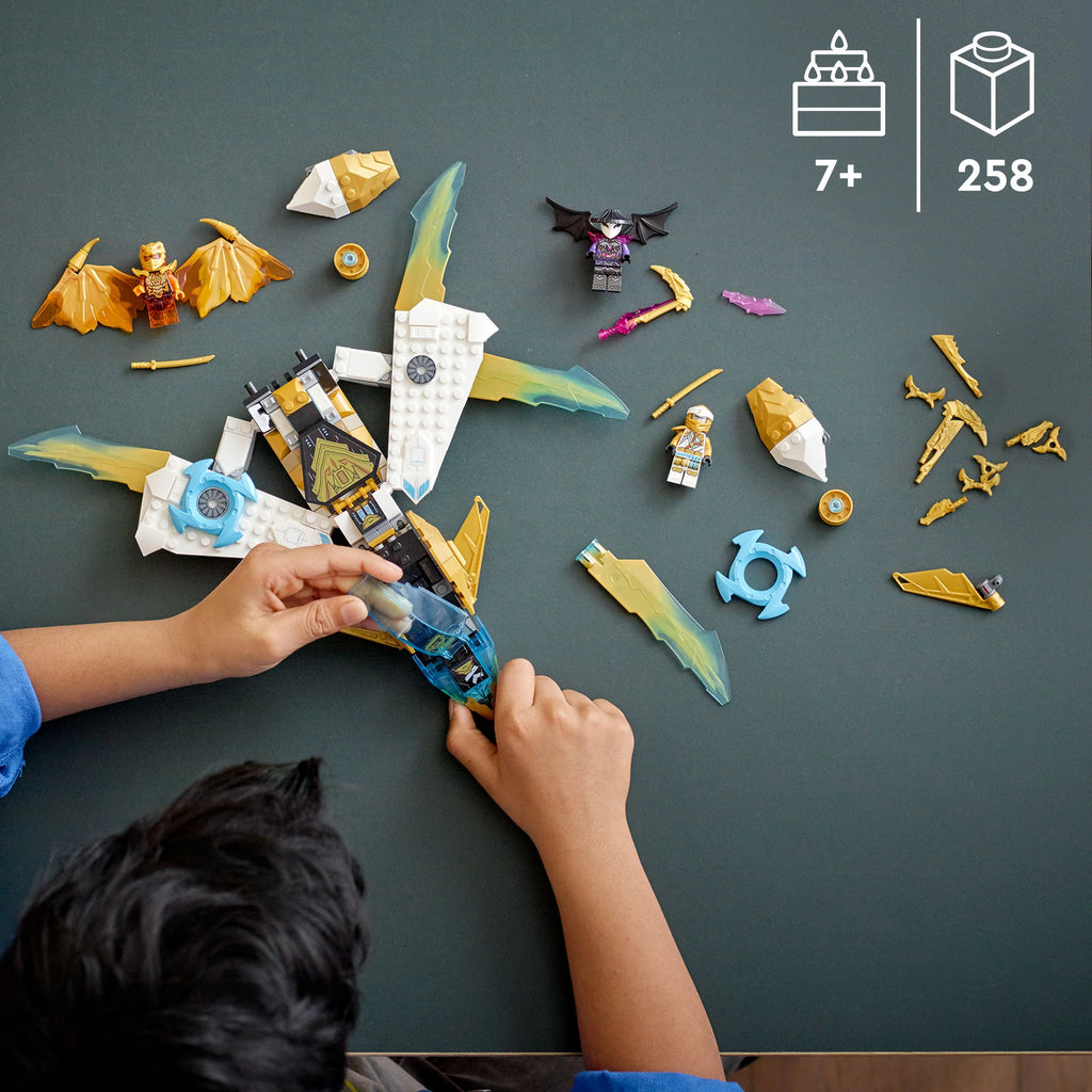 Zane's Golden Dragon Jet Toy Plane Set Z354