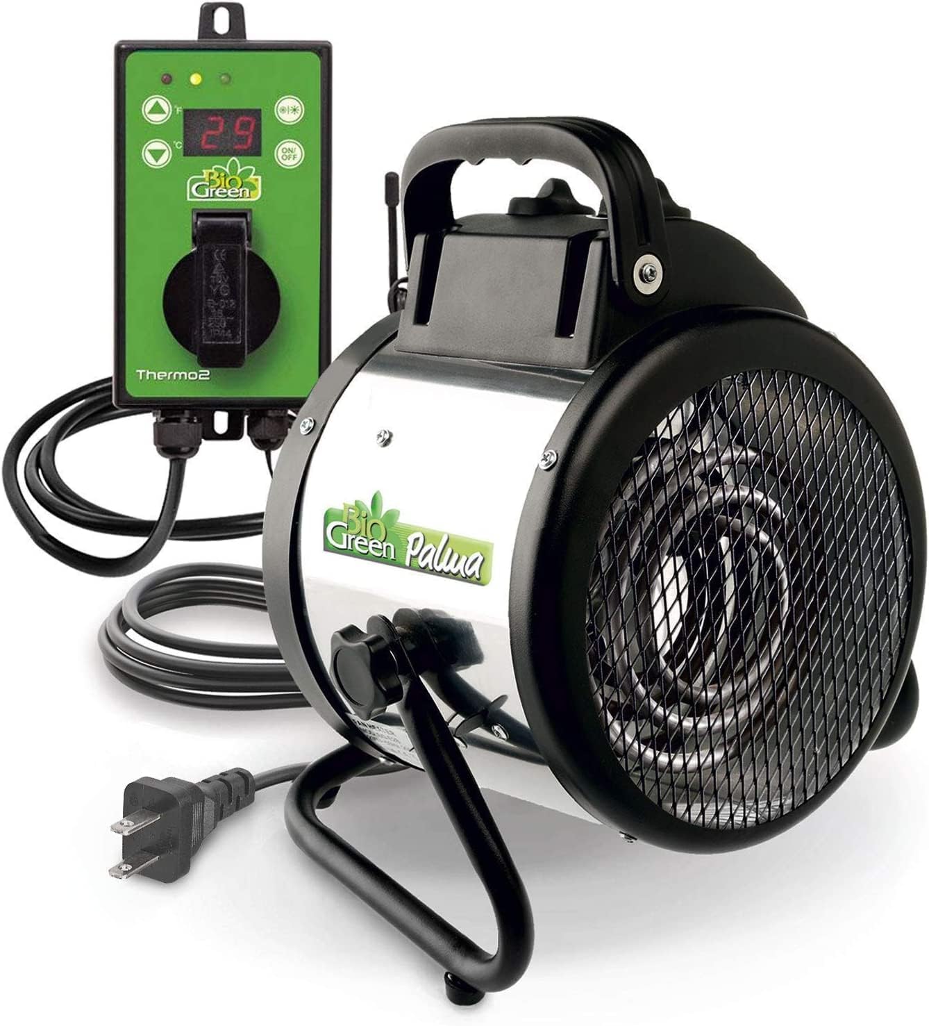 Greenhouse Heater with Thermostat - 11”x 8”x12.5" - 110v Heater J805183