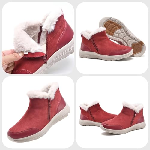 Women's Winter Ankle Fur Lined Boots L990500