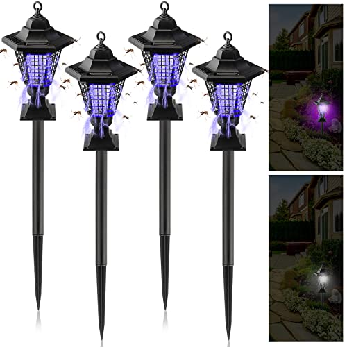 4 Pack Solar Powered Mosquito Zapper C4750