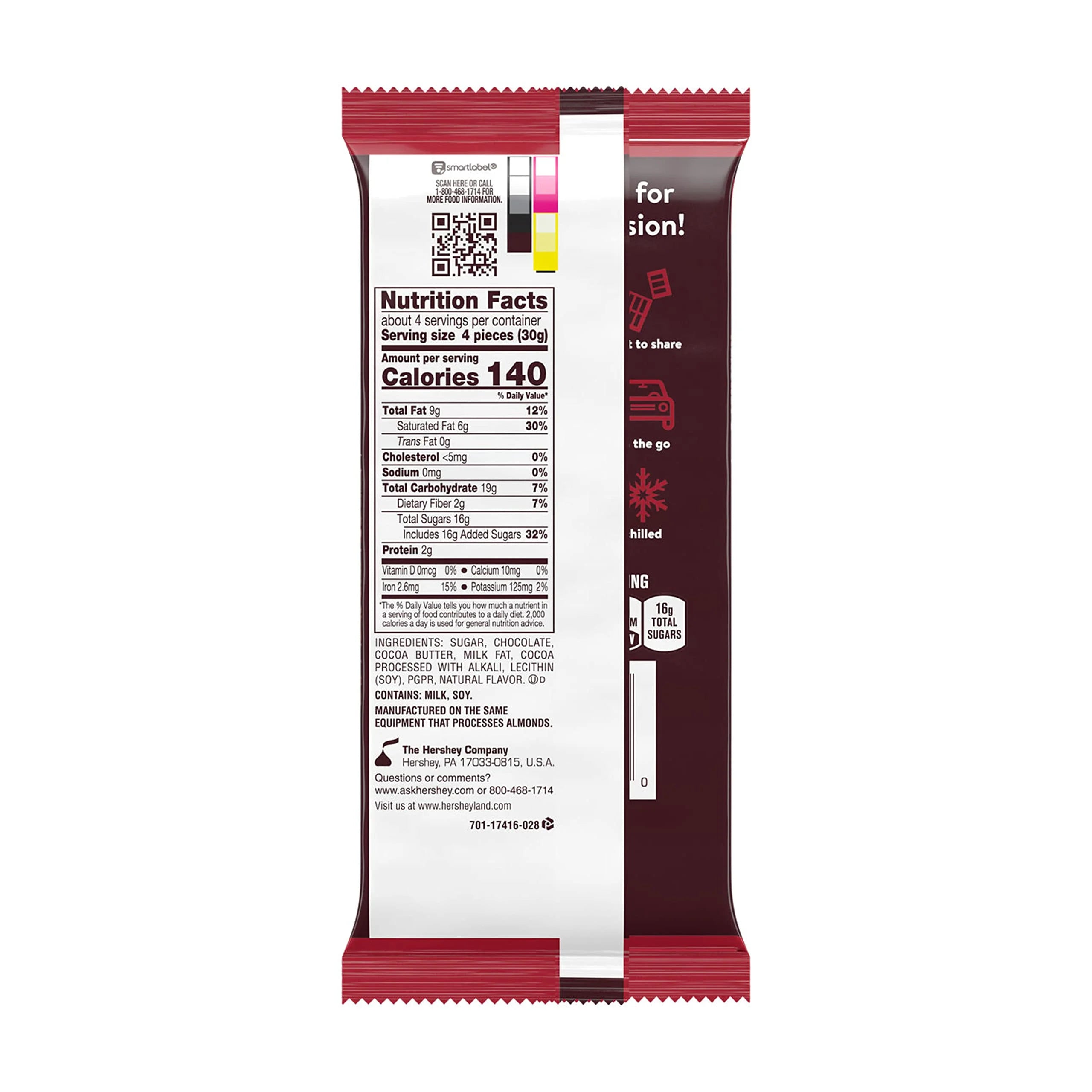 4.25 Oz Dark Chocolate Candy Bulk Pack (12 Count) E33970