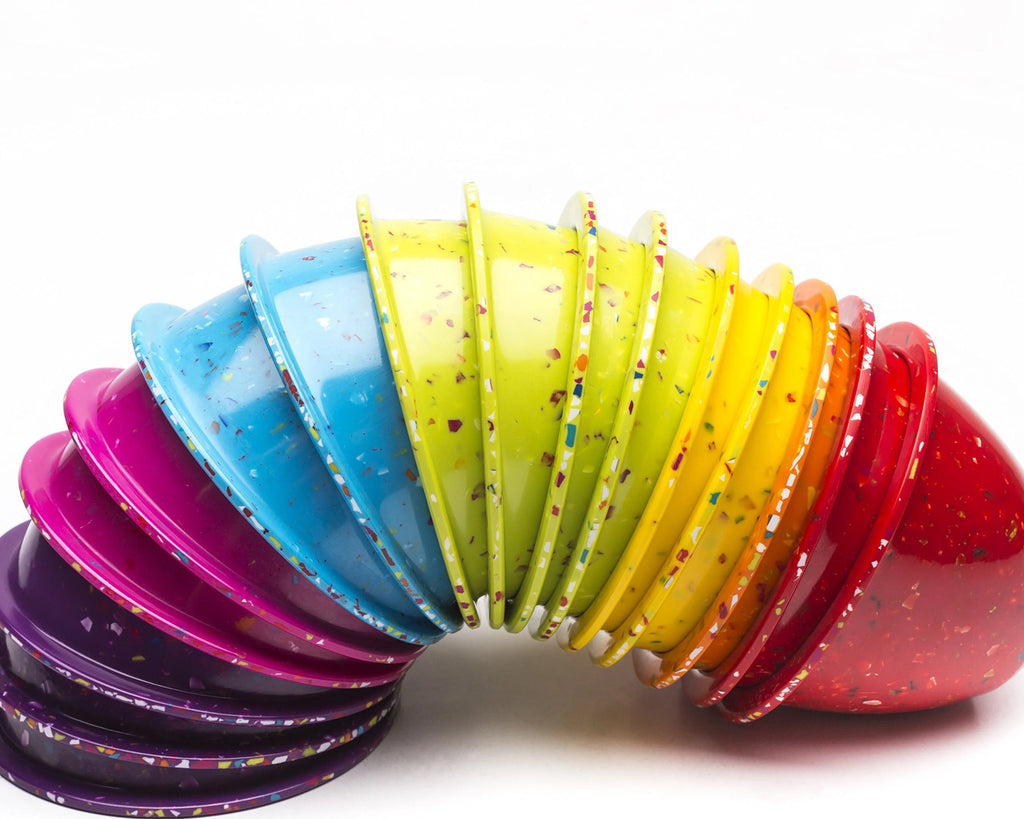 4 Piece Melamine Mixing Bowls in Orange, Kiwi, Turquoise, Magenta R398523
