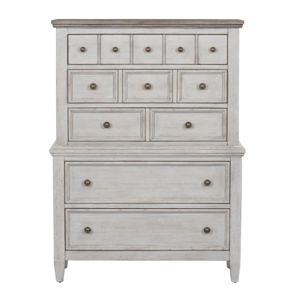 White 5 Drawer Chest K1739