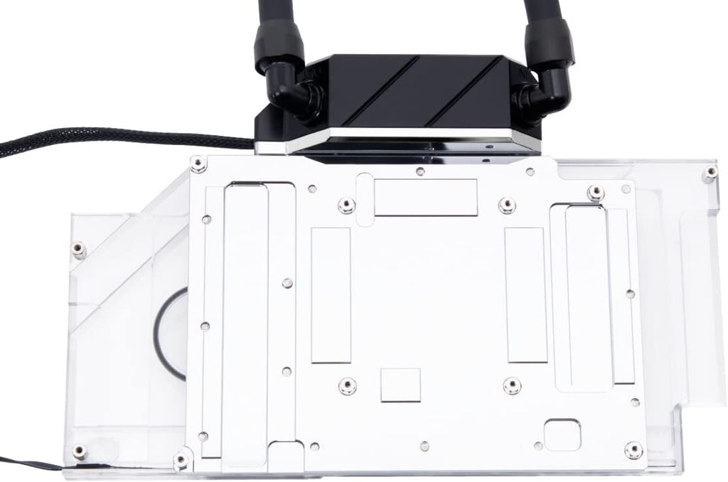 360mm AIO GPU Cooler with Backplate, Digital RGB, Nickel/Plexi H844823