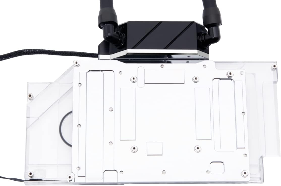 360mm AIO GPU Cooler with Backplate, Digital RGB, Nickel/Plexi H844823