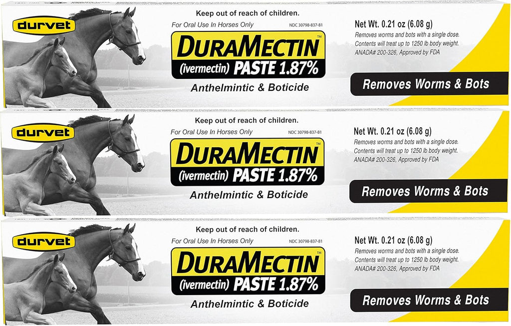 3 Tubes Equine Wormer Paste X770