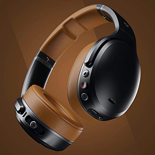 Black/Tan Noise Canceling Wireless Headphone A1203