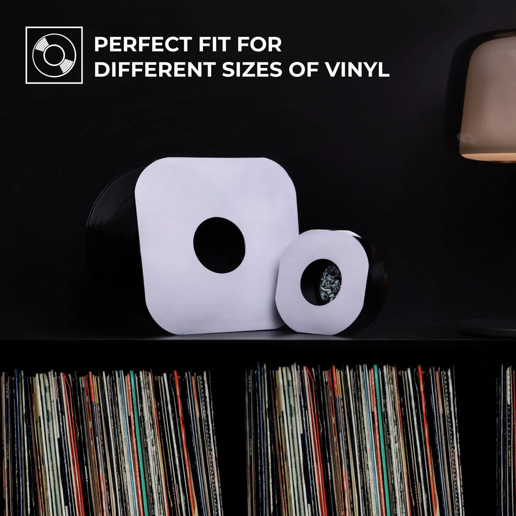 100-Pack 7" Vinyl Record Inner Sleeves T3039