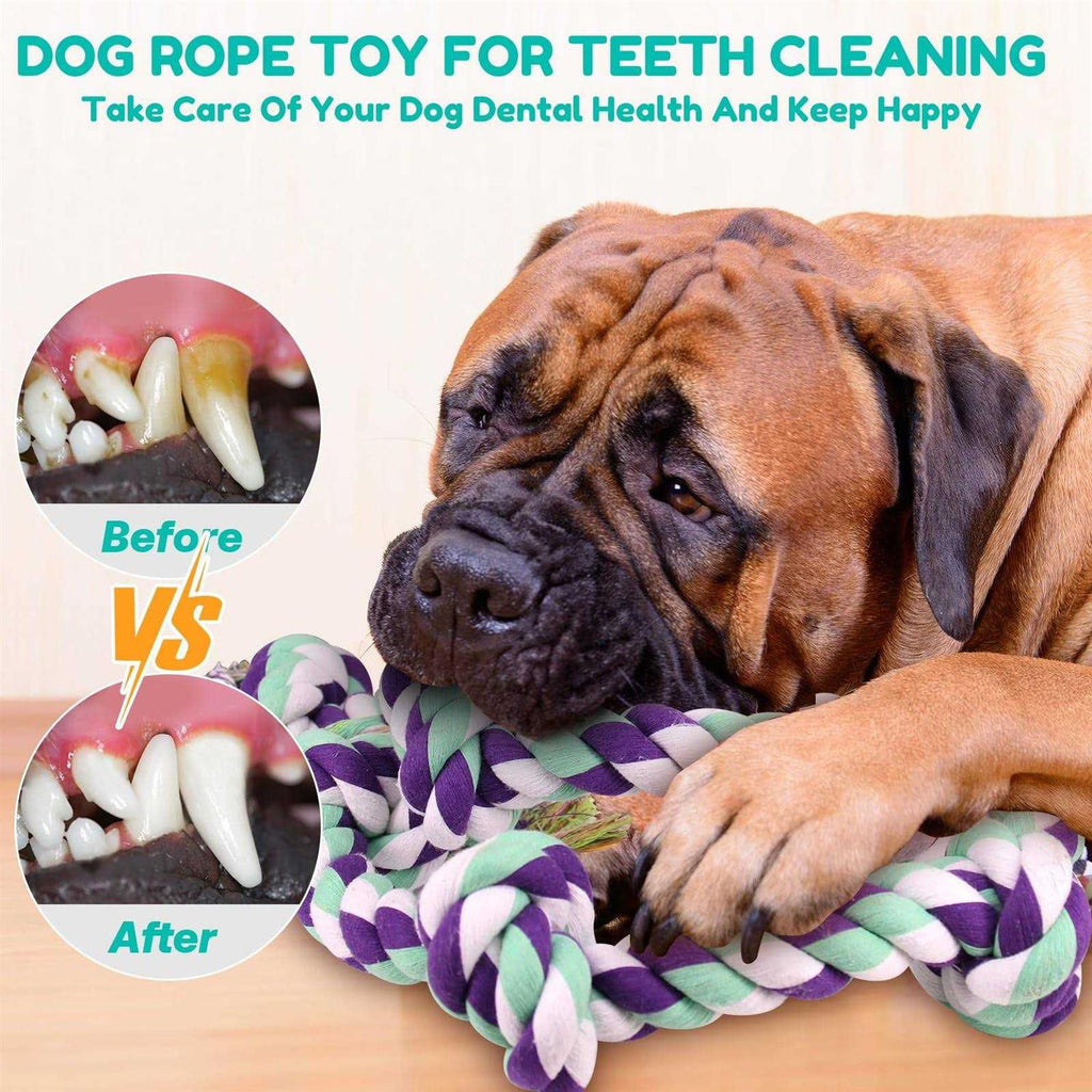 42In 6 Knots Indestructible Dog Rope Toy H65344