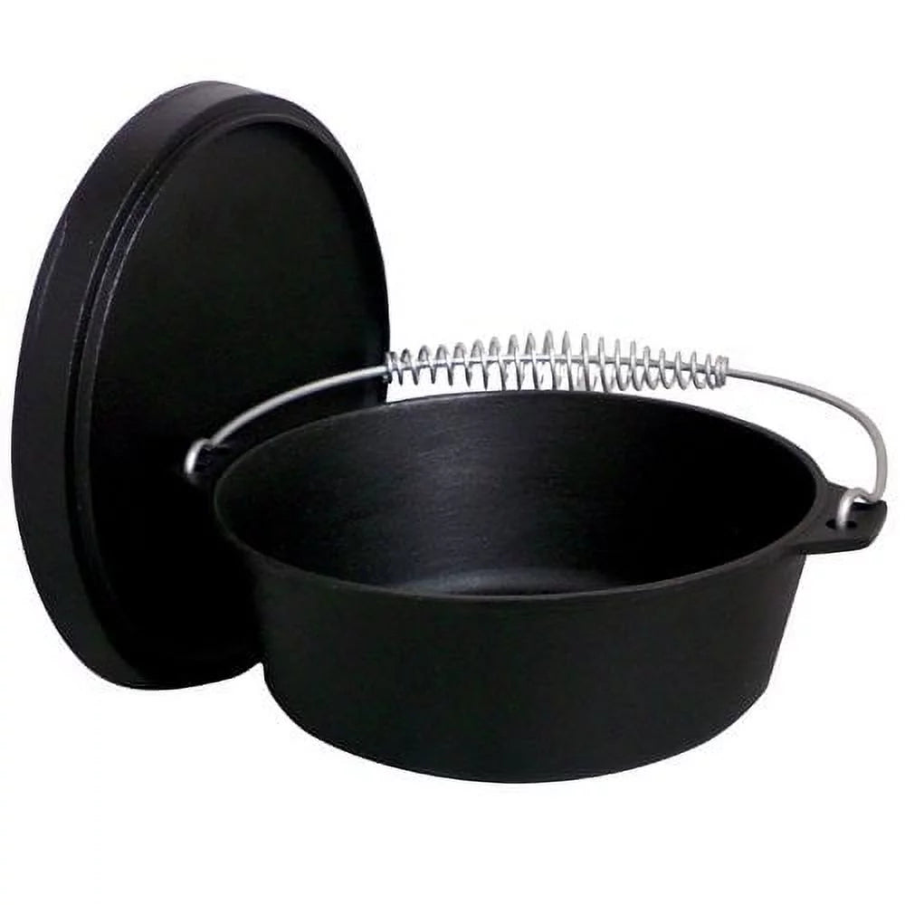 Pre-Seasoned 8 qt Cast Iron Dutch Oven H8754