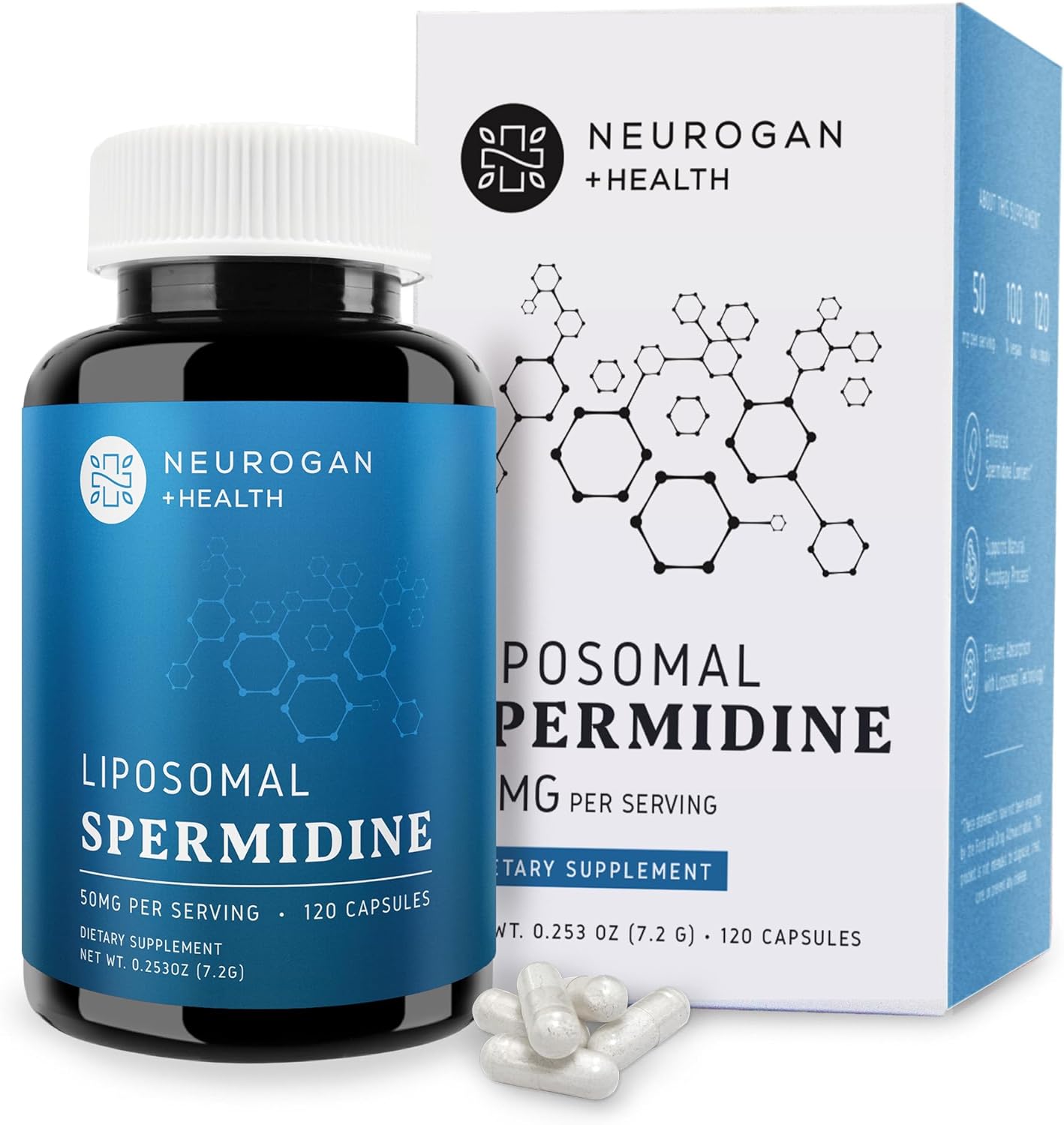 Liposomal Spermidine Capsules 50 mg 120 Capsules C5530