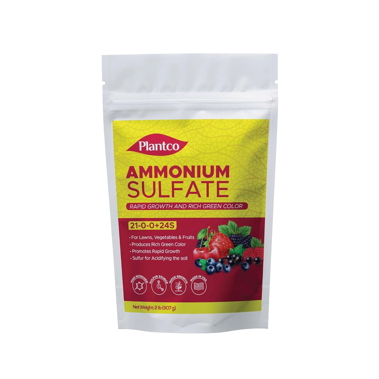 Ammonium Sulfate 21-0-0 Fertilizer 2 lb Bag M81779
