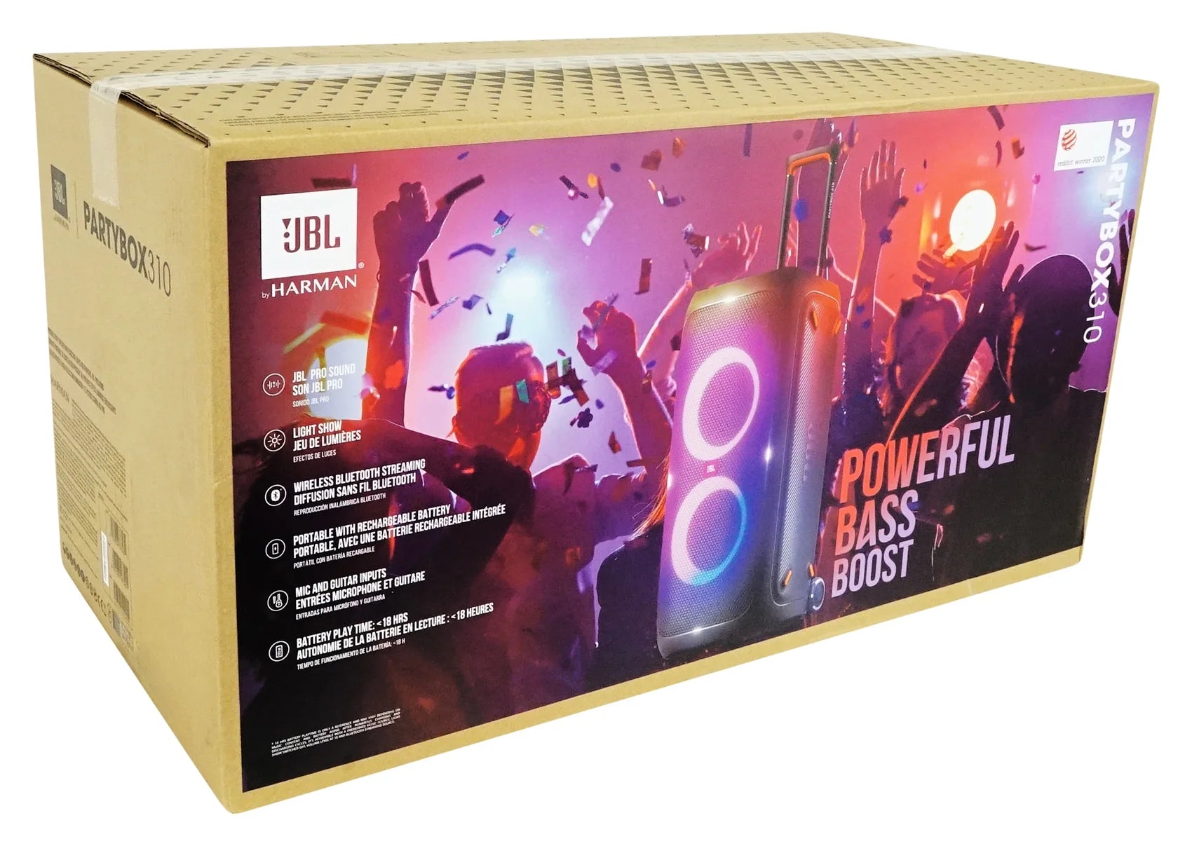 Portable Rechargeable Bluetooth RGB LED Party Box Speaker K164