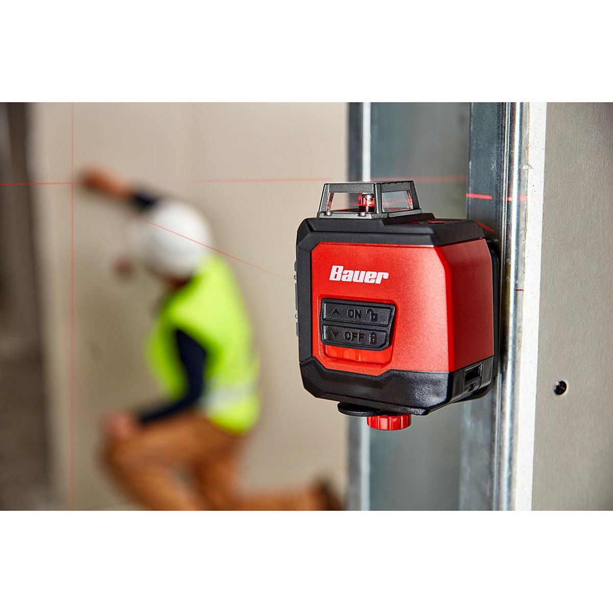50 ft. Self-Leveling Cross-Line Laser Level I578