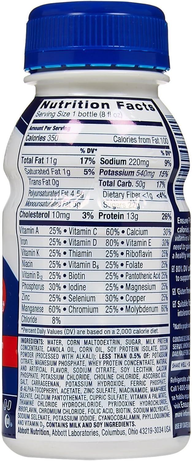 Milk Chocolate Nutrition Shake 8 oz 6 pk K763