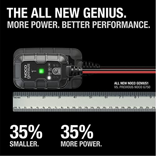 1A 6V/12V Smart Battery Charger for Lead-Acid & Lithium Batteries O9250
