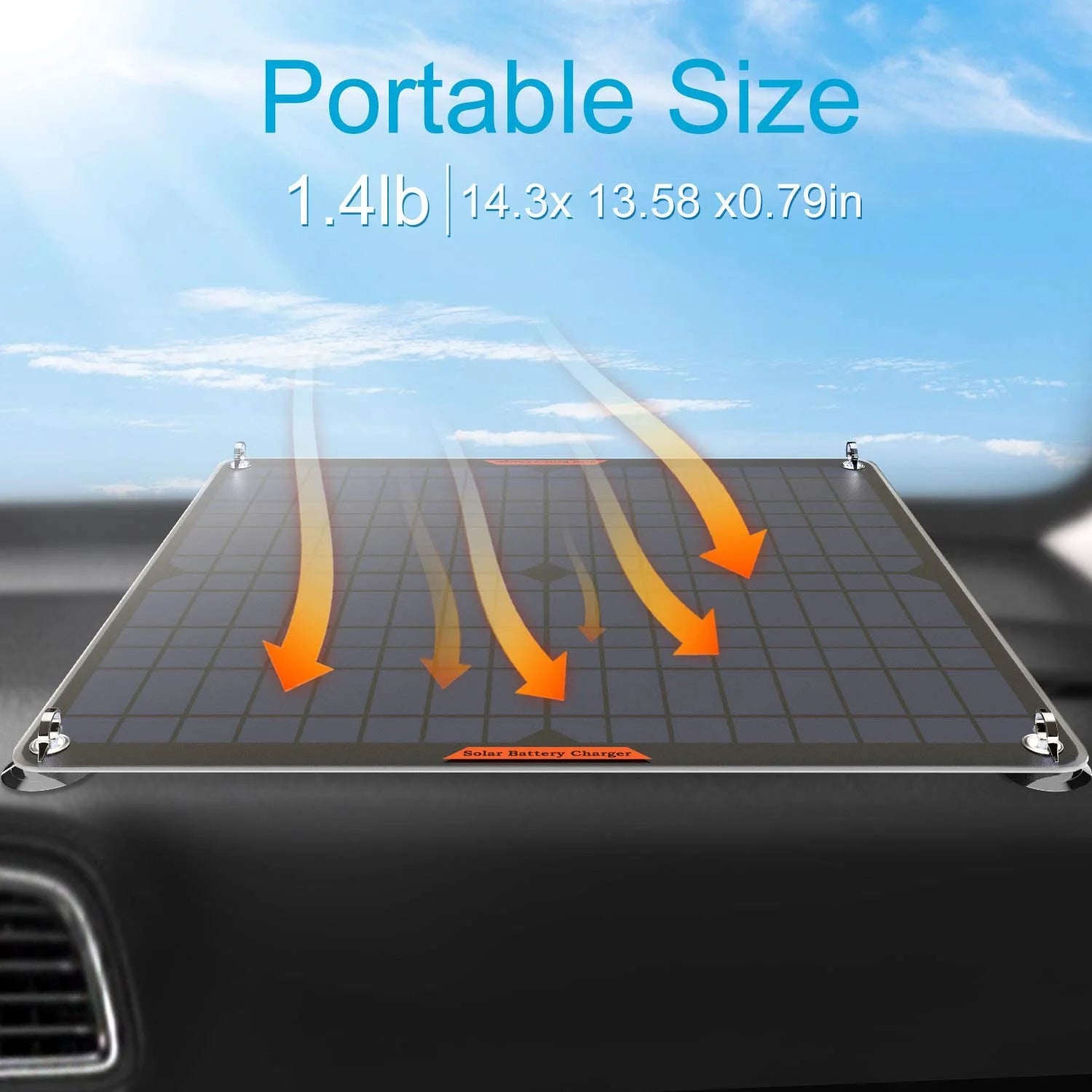 20W 12V Solar Panel Car Battery Charger E2482