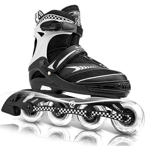 Adjustable Inline Skates with Full Light Up Wheels L723372