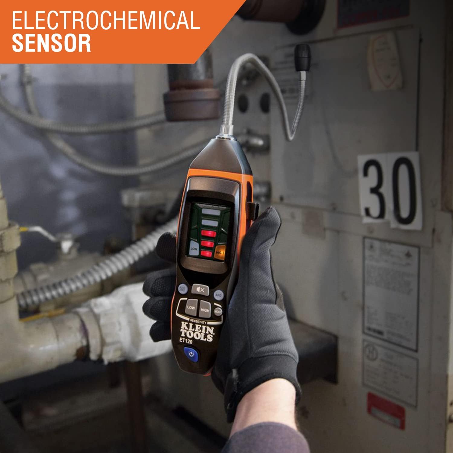 Gas Leak Detector with 18-Inch Gooseneck Z785914