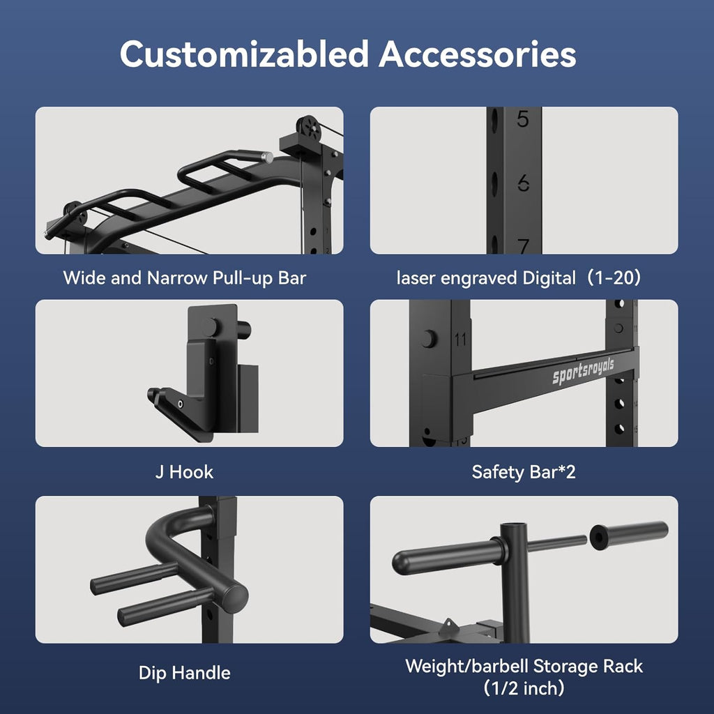 Power Cage with Adjustable Cable Crossover System R2659