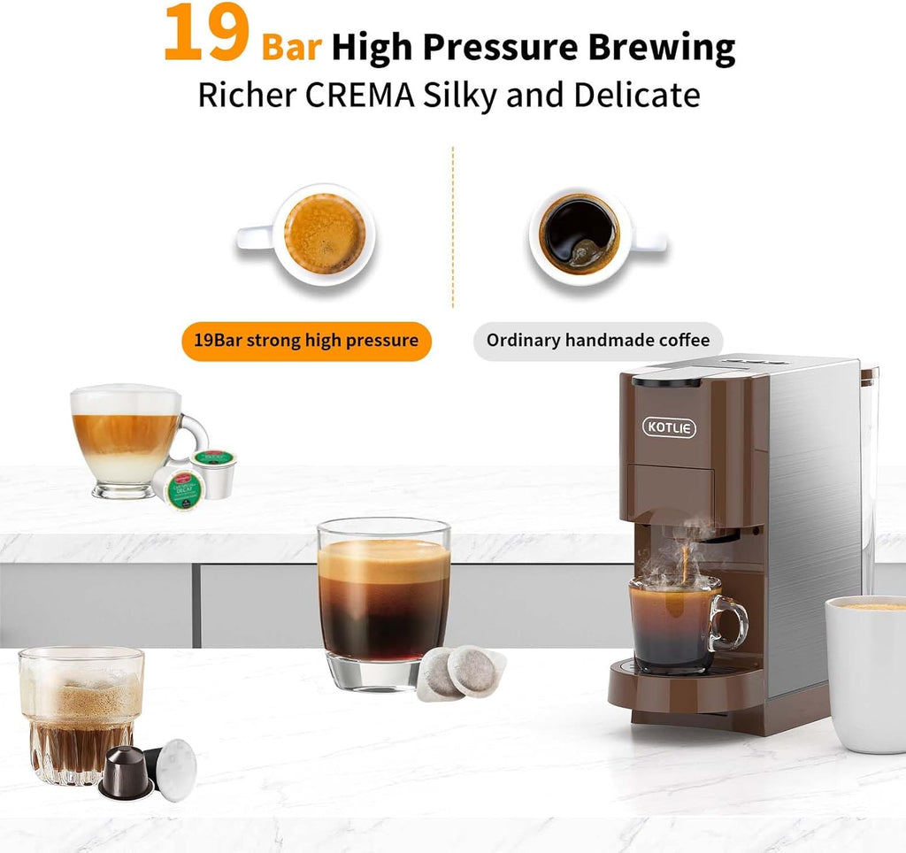 19Bar Pressure Single Serve Espresso Machine B953