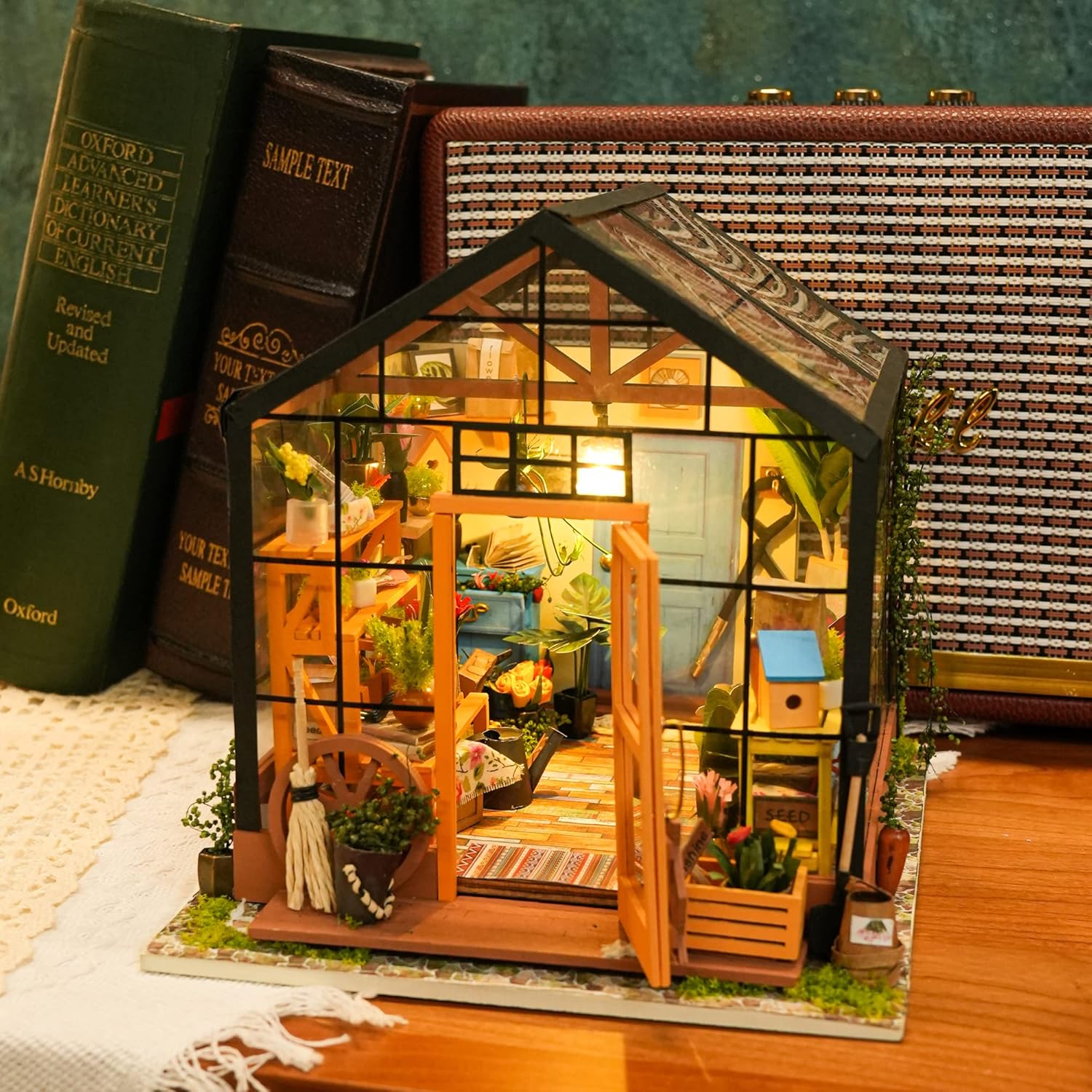 DIY Miniature House Kit with LED Light V173