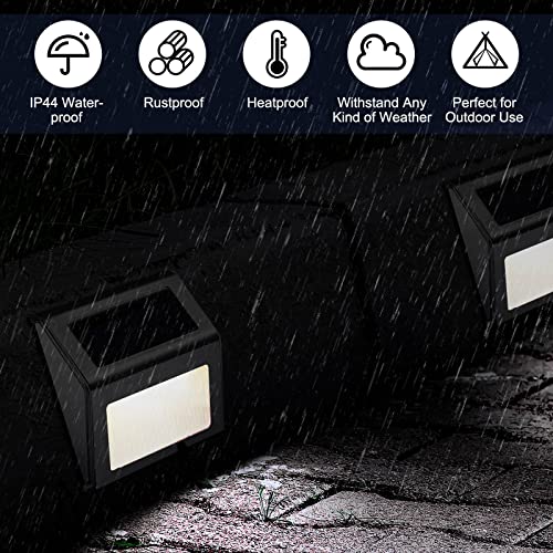 48 Pack Solar Step Lights Cool White Q617