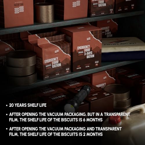 7-days Chocolate Biscuit Bars MRE Survival Kit J83116