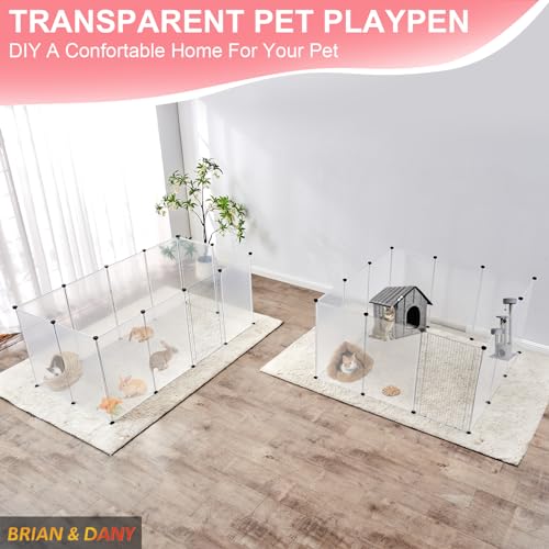 28 Panel Plastic Pet Playpen, Smoke, 13.8 X 13.8 inches Z199993