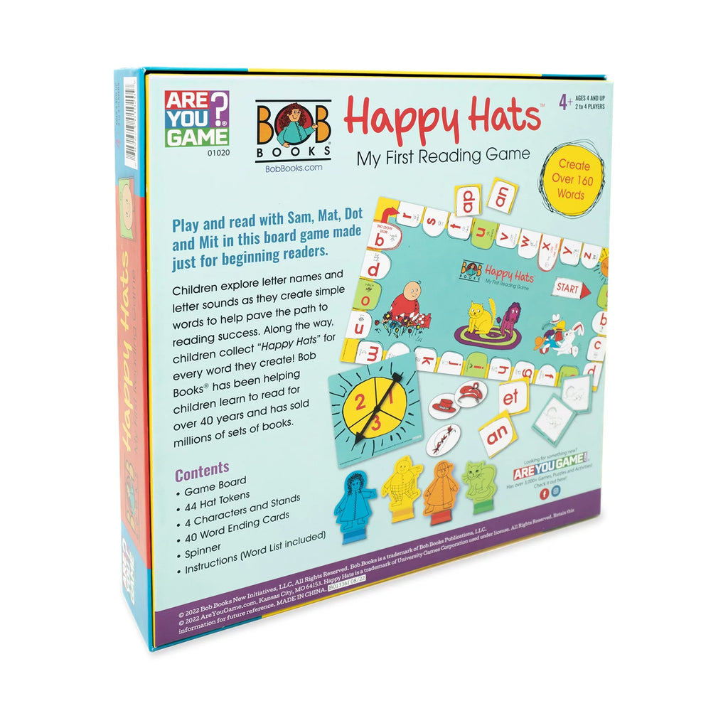 Bob Books Happy Hats My First Reading Game U274