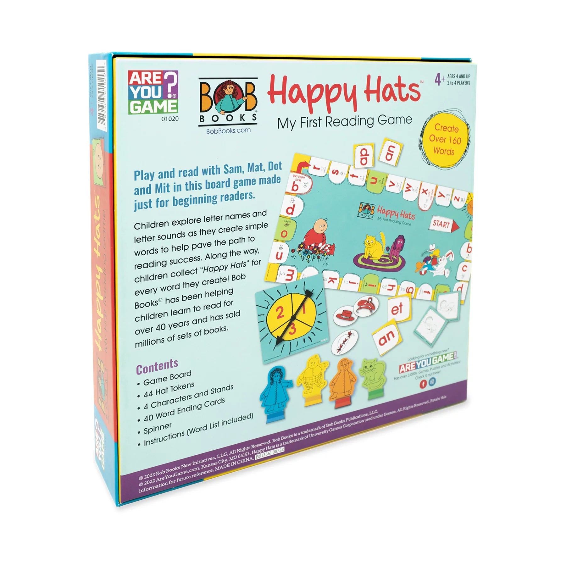Bob Books Happy Hats My First Reading Game U274